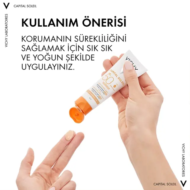 Vichy Capital Soleil Anti Dark Spots SPF 50+ Güneş Koruyucu 50ml - 4