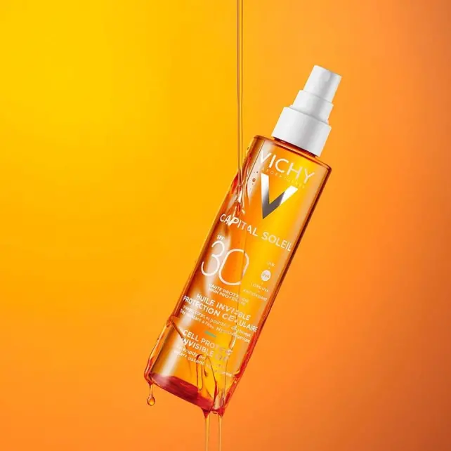 Vichy Capital Soleil Cell Protect Invisible Oil SPF 30+ Güneş Koruyucu Yağ 200ml - 4