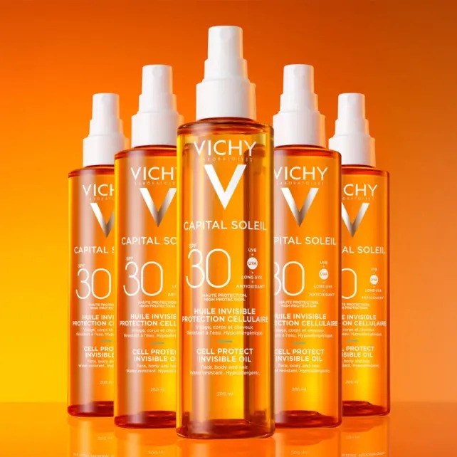 Vichy Capital Soleil Cell Protect Invisible Oil SPF 30+ Güneş Koruyucu Yağ 200ml - 6