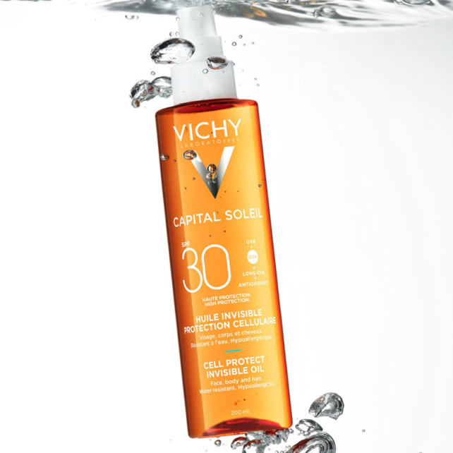 Vichy Capital Soleil Cell Protect Invisible Oil SPF30+ Güneş Koruyucu Yağ 200ml - 5