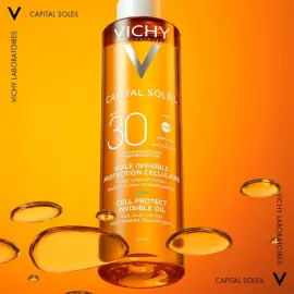 Vichy Capital Soleil Cell Protect Invisible Oil SPF30+ Güneş Koruyucu Yağ 200ml - 3