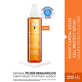Vichy Capital Soleil Cell Protect Oil SPF 50 - Güneş Koruyucu Yağ 200ml - 2