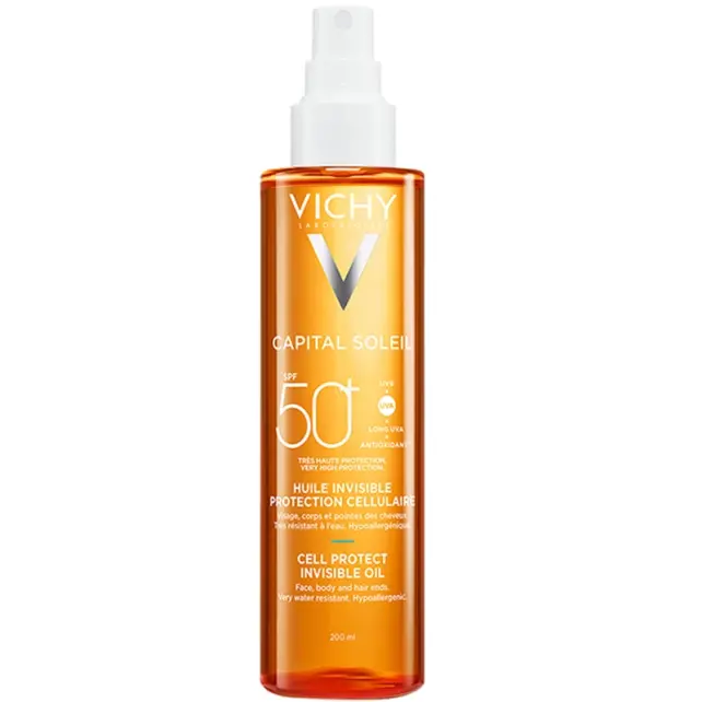 Vichy Capital Soleil Cell Protect Oil SPF 50 - Güneş Koruyucu Yağ 200ml - 1