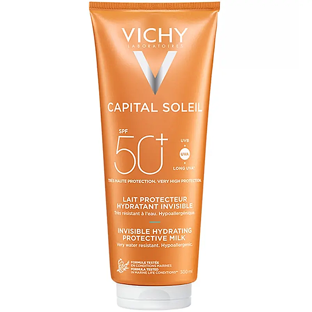 Vichy Capital Soleil Fresh Protective Milk SPF 50+ Güneş Koruyucu Süt 300ml - 1