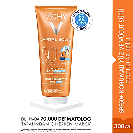 Vichy Capital Soleil SPF 50+ Children Milk - Çocuklar İçin Güneş Koruyucu Süt 300ml - 2
