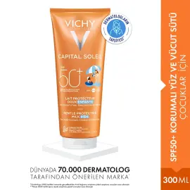 Vichy Capital Soleil SPF 50+ Children Milk - Çocuklar İçin Güneş Koruyucu Süt 300ml - 2