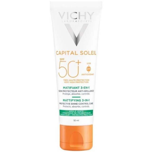 Vichy Capital Soleil SPF 50+ Matlaştırıcı Yüz Güneş Kremi 50ml - 1