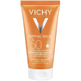 Vichy Capital Soleil SPF 50+ Mattifying Face Fluid - Yağlı Cilt Güneş Koruyucu 50ml - 1