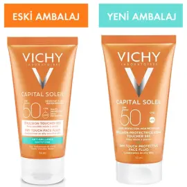 Vichy Capital Soleil SPF 50+ Mattifying Face Fluid - Yağlı Cilt Güneş Koruyucu 50ml - 3