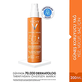 Vichy Capital Soleil SPF 50+ Spray - Güneş Koruyucu Sprey 200ml - 2