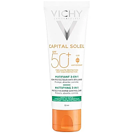 Vichy Capital Soleil SPF 50+ Matlaştırıcı Yüz Güneş Kremi 50ml - Vichy