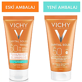 Vichy Capital Soleil SPF 50+ Mattifying Face Fluid - Yağlı Cilt Güneş Koruyucu 50ml - 3