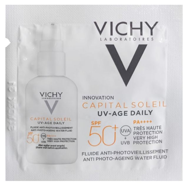 Vichy Capital Soleil UV Age Daily SPF 50+ Tinted - Yaşlanma Karşıtı Güneş Koruyucu 1ml - 1
