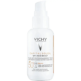 Vichy Capital Soleil UV Age Daily SPF 50+ Tinted - Yaşlanma Karşıtı Güneş Koruyucu 40ml - Vichy