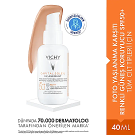 Vichy Capital Soleil UV Age Daily SPF 50+ Tinted - Yaşlanma Karşıtı Güneş Koruyucu 40ml - 2