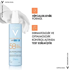 Vichy Capital Soleil UV Aqua SPF 50 - Vücut Güneş Kremi 200ml - 7