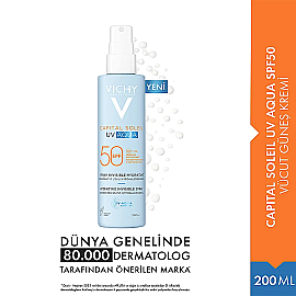 Vichy Capital Soleil UV Aqua SPF 50 - Vücut Güneş Kremi 200ml - 9