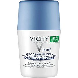 Vichy Deodorant Mineral 48H Roll-On Deodorant 50ml - 1