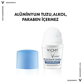 Vichy Deodorant Mineral 48H Roll-On Deodorant 50ml - 4