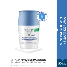 Vichy Deodorant Mineral 48H Roll-On Deodorant 50ml - 2