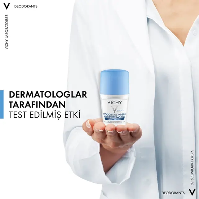 Vichy Deodorant Mineral 48H Roll-On Deodorant 50ml - 5