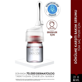 Vichy Dercos Aminexil 5 Men - Saç Dökülmesine Karşı Serum 21x6 ml - 2