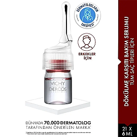 Vichy Dercos Aminexil 5 Men - Saç Dökülmesine Karşı Serum 21x6ml - 2
