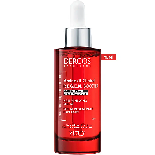 Vichy Dercos Aminexil R.E.G.E.N. Booster Hair Renewing - Dökülme Karşıtı Saç Bakım Serumu 90ml - 1