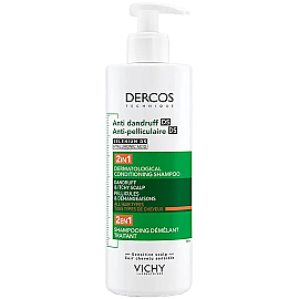 Vichy Dercos Anti Dandruff 2 In 1 - Kepek Karşıtı Şampuan ve Bakım Kremi 390ml - Vichy