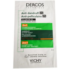 Vichy Dercos Anti Dandruff 2In 1 - Kepek Karşıtı Şampuan ve Bakım Kremi 6ml - Tester
