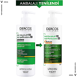 Vichy Dercos Anti Dandruff Shampoo - Kepek Karşıtı Şampuan 390ml - 2