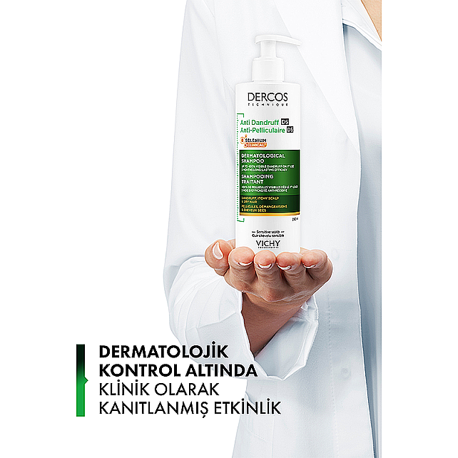 Vichy Dercos Anti Dandruff Shampoo - Kepek Karşıtı Şampuan 390ml - 13