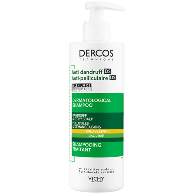 Vichy Dercos Anti Dandruff Shampoo - Kepek Karşıtı Şampuan 390ml - 1