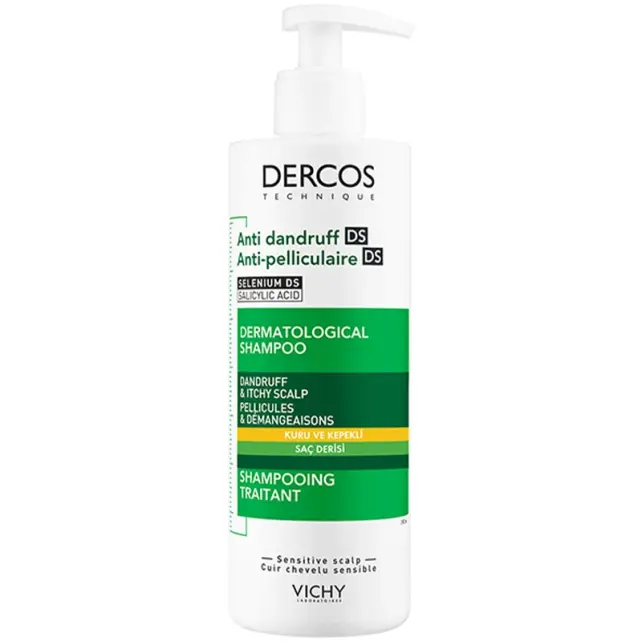 Vichy Dercos Anti Dandruff Shampoo - Kepek Karşıtı Şampuan 390ml - 1