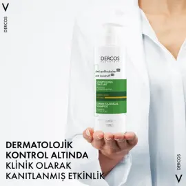 Vichy Dercos Anti Dandruff Shampoo - Kepek Karşıtı Şampuan 390ml - 5