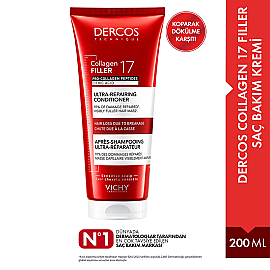 Vichy Dercos Collagen Filler 17 Ultra Repairing Conditioner - Onarıcı Etkili Saç Kremi 200ml - 2