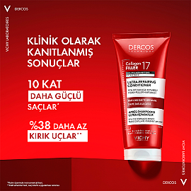 Vichy Dercos Collagen Filler 17 Ultra Repairing Conditioner - Onarıcı Etkili Saç Kremi 200ml - 4