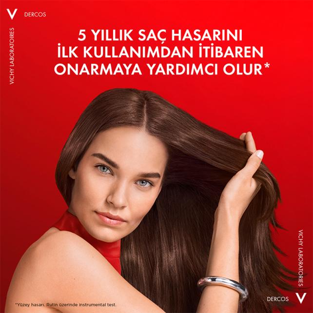 Vichy Dercos Collagen Filler 17 Ultra Repairing Conditioner - Onarıcı Etkili Saç Kremi 200ml - 6