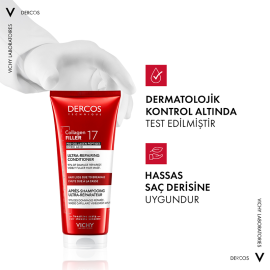Vichy Dercos Collagen Filler 17 Ultra Repairing Conditioner - Onarıcı Etkili Saç Kremi 200ml - 7