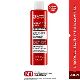 Vichy Dercos Collagen Filler 17 Ultra Repairing Shampoo - Onarıcı Etkili Şampuan 200ml - 7
