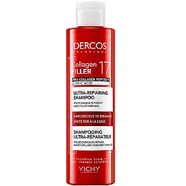 Vichy Dercos Collagen Filler 17 Ultra Repairing Shampoo - Onarıcı Etkili Şampuan 200ml - 1