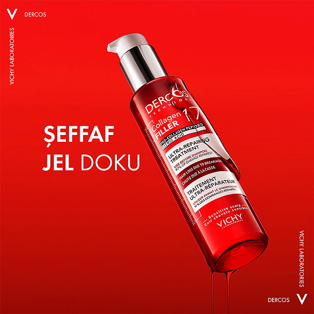 Vichy Dercos Collagen Filler 17 Ultra Repairing Treatment - Onarıcı Etkili Şampuan Öncesi Bakım 150ml - 4