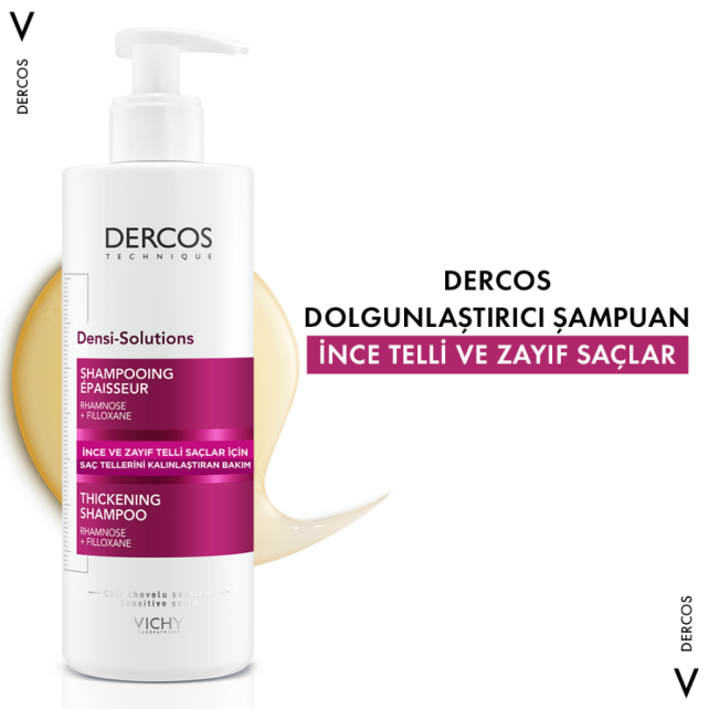 Vichy Dercos Densi Solutions Thickening Shampoo - Saç Bakım Şampuanı 400ml - 3