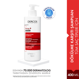 Vichy Dercos Energisant Shampoo - Dökülme Karşıtı Bakım Şampuanı 400ml - 2