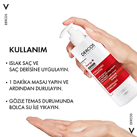Vichy Dercos Energy+ Shampoo - Dökülme Karşıtı Saç Bakım Şampuanı 400ml - 4
