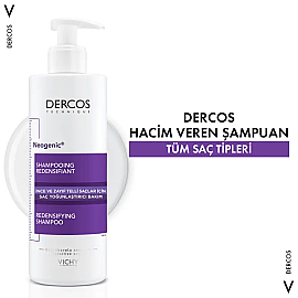 Vichy Dercos Neogenic Şampuan - Yoğunlaştırıcı Saç Bakım Şampuanı 400ml - 3