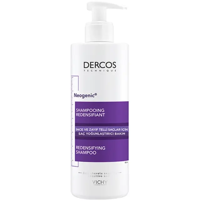 Vichy Dercos Neogenic Şampuan -Yoğunlaştırıcı Saç Bakım Şampuanı 400ml - 1