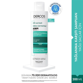 Vichy Dercos Oil Control - Yağlanma Karşıtı Şampuan 200ml - 2