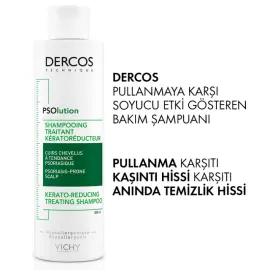 Vichy Dercos PSOlution Shampoo - Kepek Karşıtı Bakım Şampuanı 200ml - 3