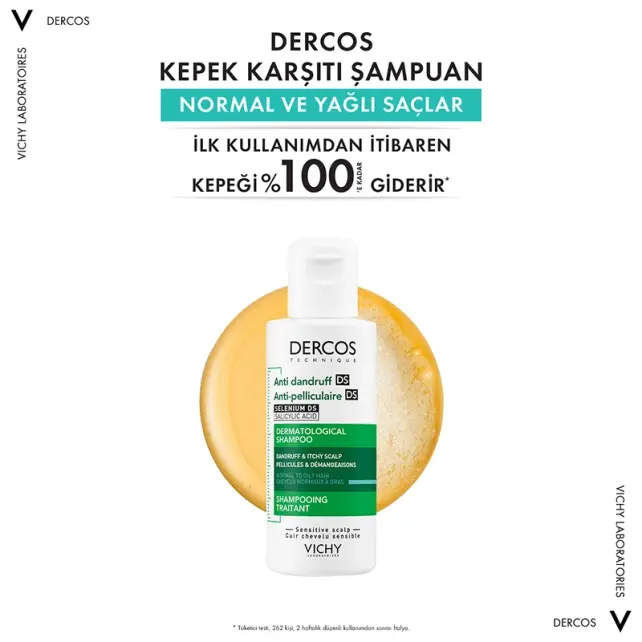 Vichy Dercos Shampoo - Yağlı Saç Kepek Karşıtı Şampuan 75ml - 3